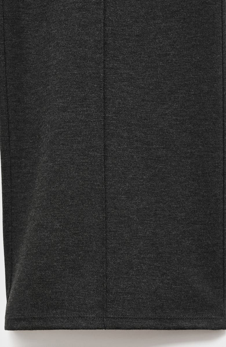 MANGO Pull-On Straight Leg Pants, Alternate, color, Grey