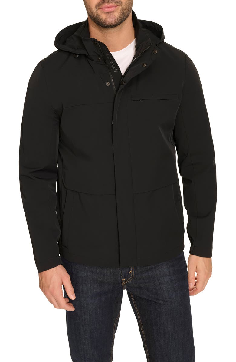 Cole Haan Signature Hooded Windbreaker Jacket, Main, color,