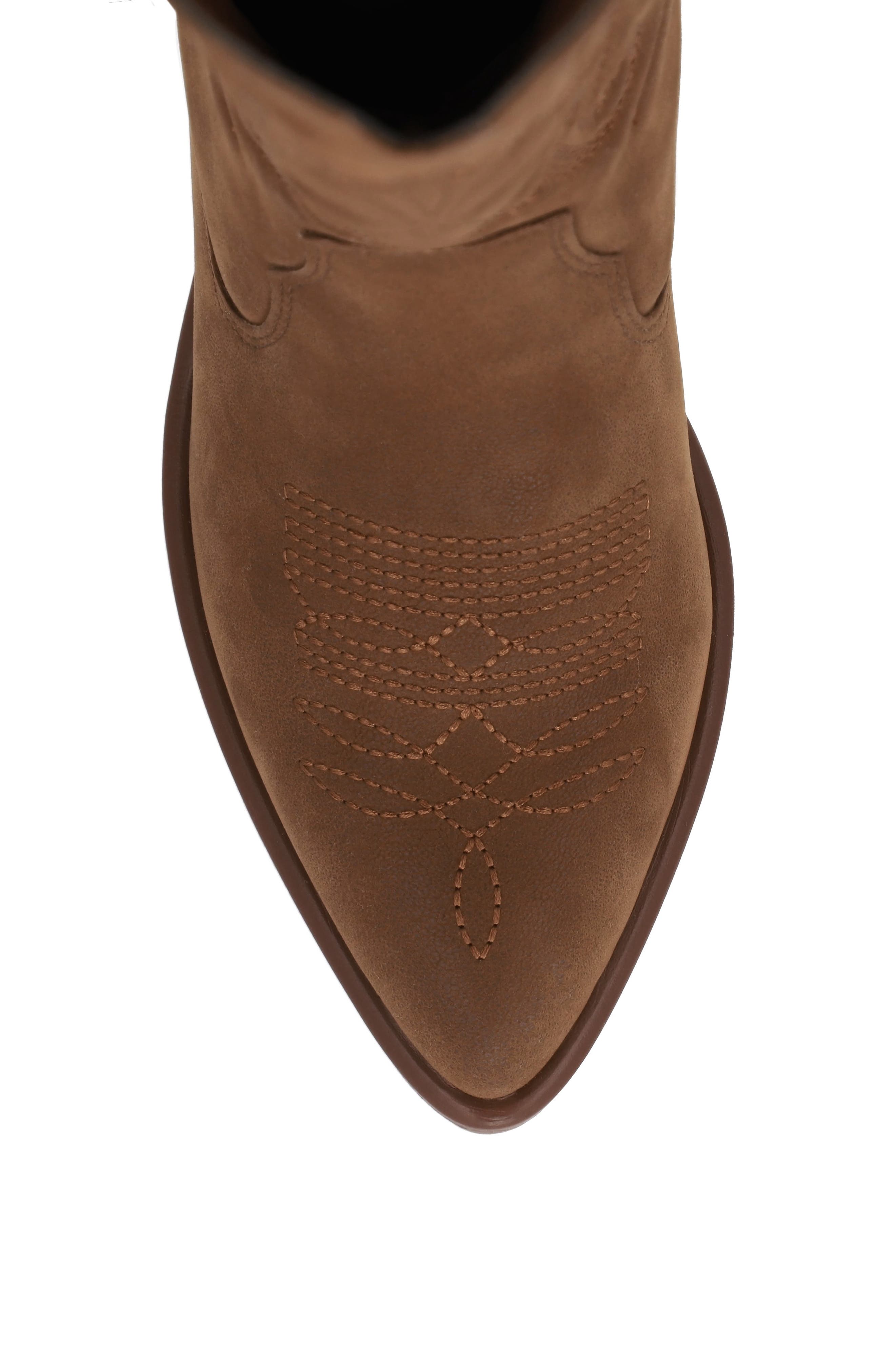 Kelsha Western Boot, Alternate, color, CHOCOLATE