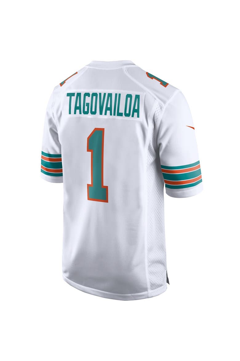 Men's Nike Tua Tagovailoa White Miami Dolphins 2nd Alternate Game Jersey, Alternate, color, White