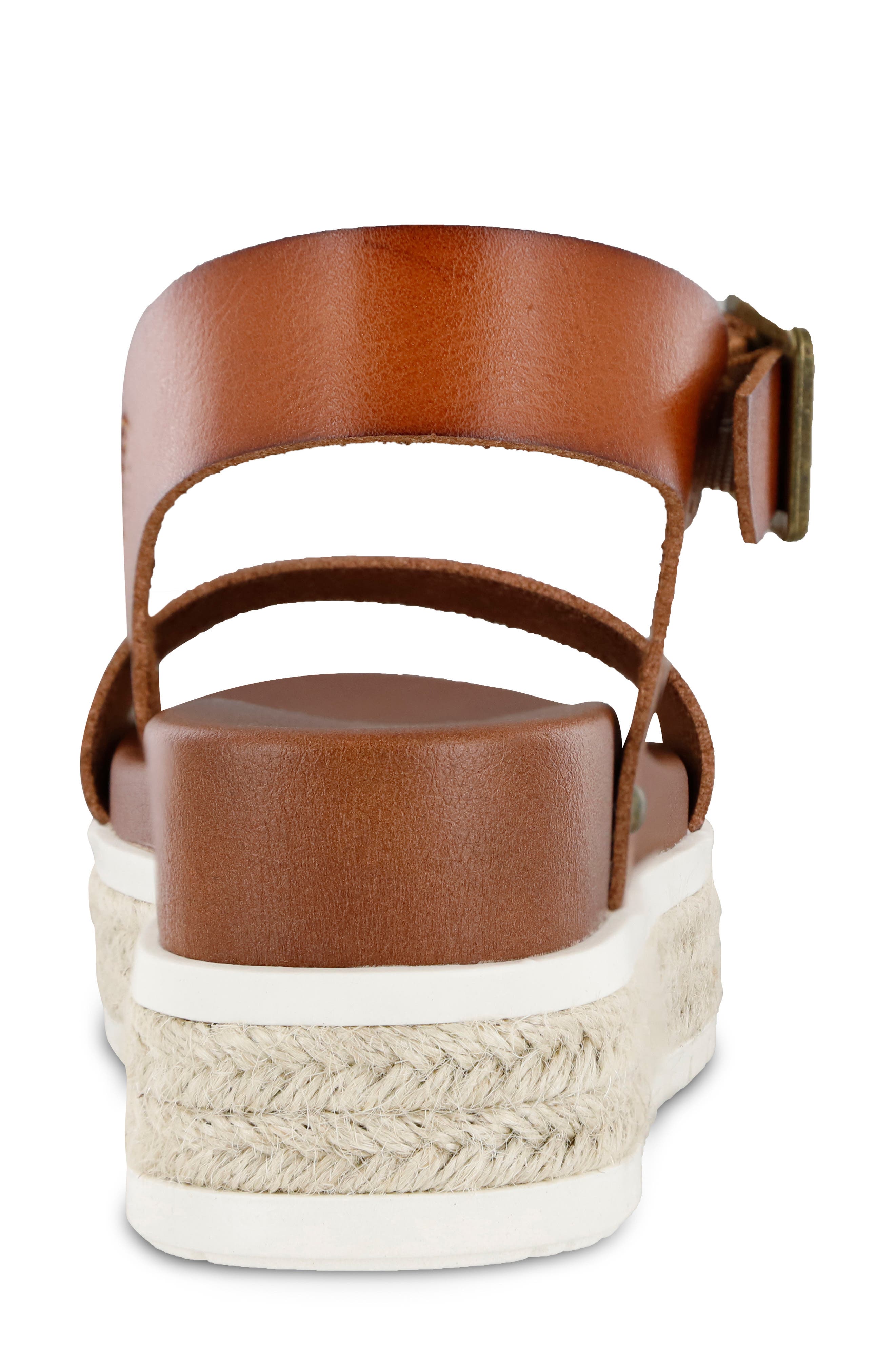 MIA Kasandra Platform Sandal, Alternate, color, Cognac