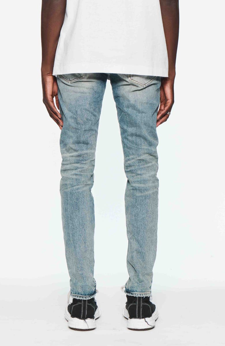 PURPLE BRAND Electric Tint Distressed Skinny Jeans, Alternate, color,
