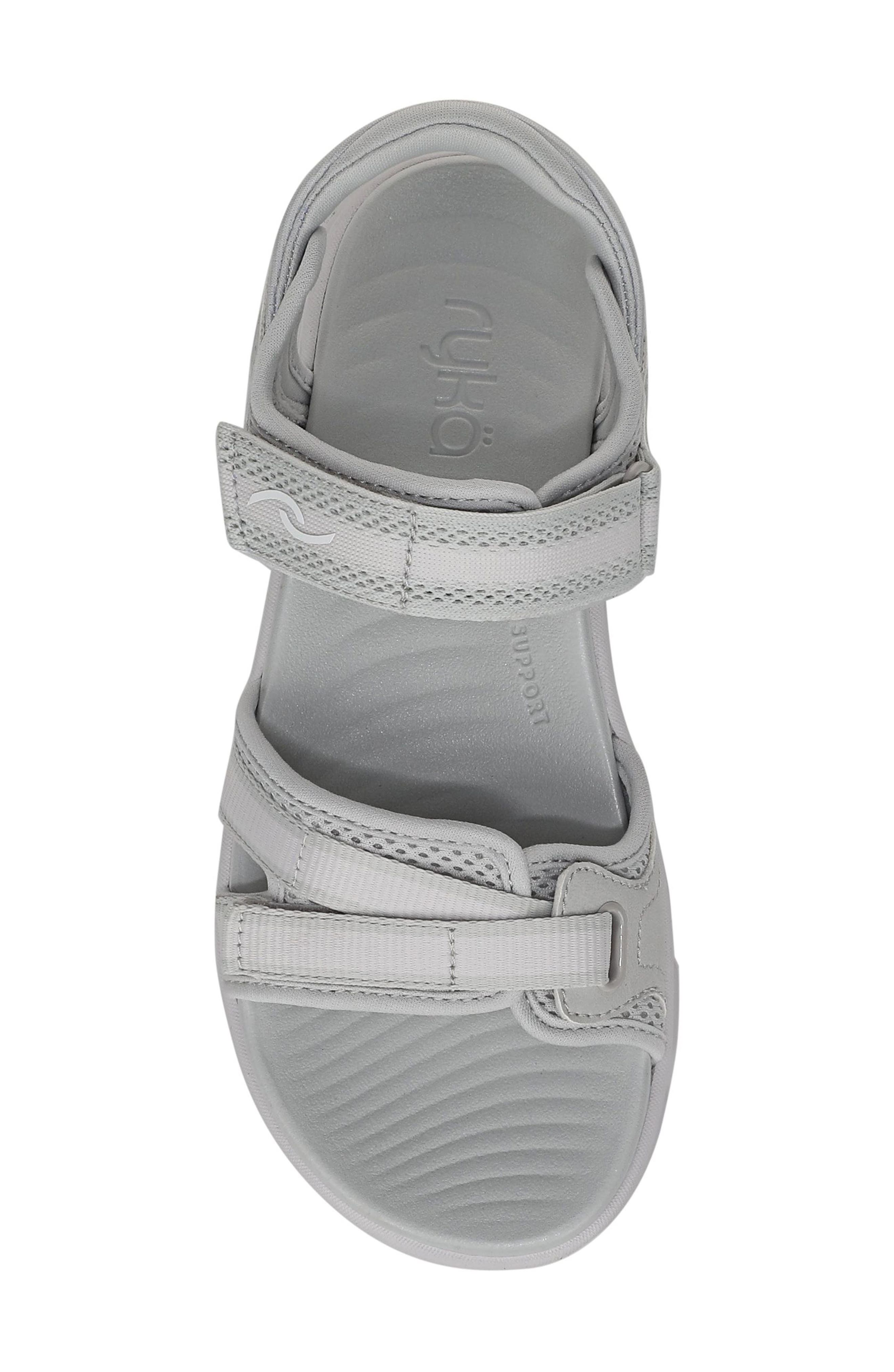 Rykä Devomax Sandal, Alternate, color, Oyster Grey