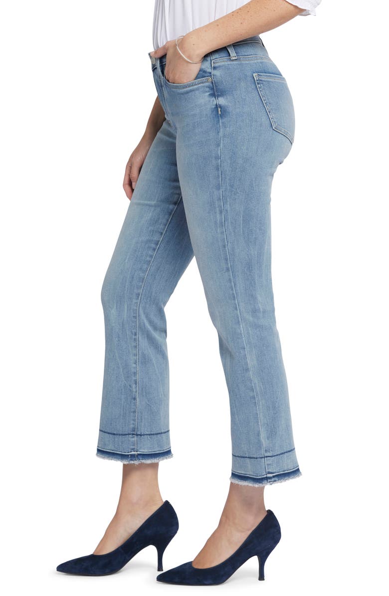 NYDJ Barbara Fray Hem Ankle Bootcut Jeans, Alternate, color, 