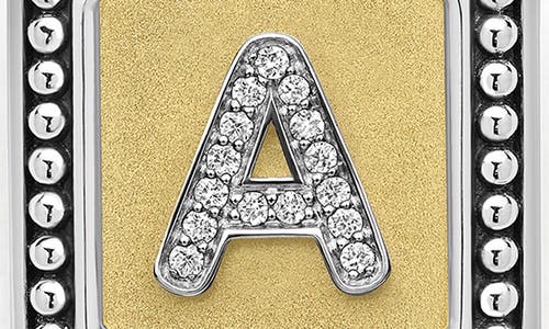 Lagos Signature Caviar Initial Enhancer In Two-tone A