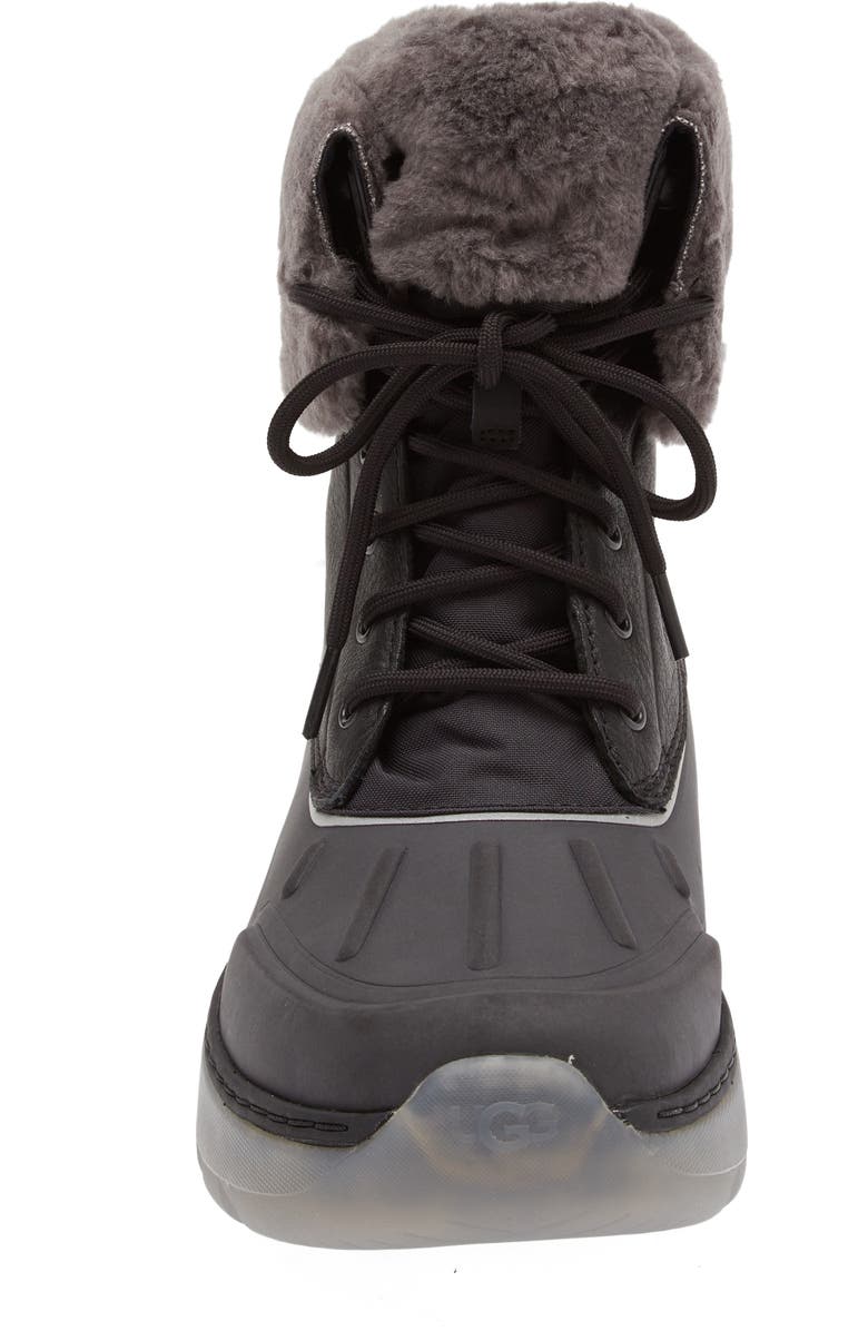 UGG<sup>®</sup> Butte City Waterproof Faux Shearling Boot, Alternate, color,