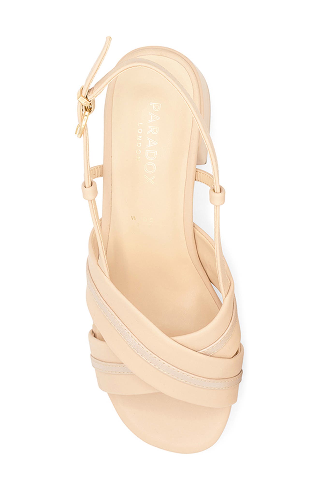 Paradox London Pink Nancy Slingback Sandal, Alternate, color, Nude