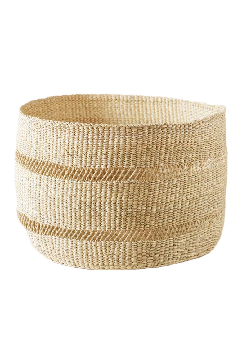 Bolga Floor Basket, Main, color, Natural