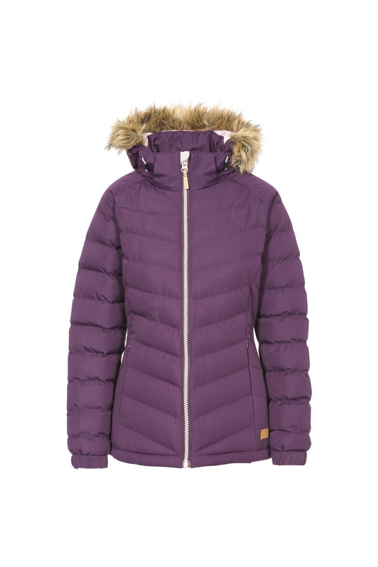 Nadina Waterproof Padded Jacket, Main, color, Potent Purple
