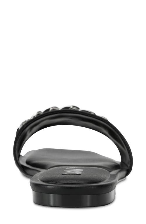 Dkny Dania Slide Sandal In Black