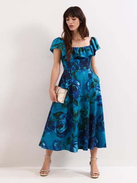 Brianne Floral Midi Dress