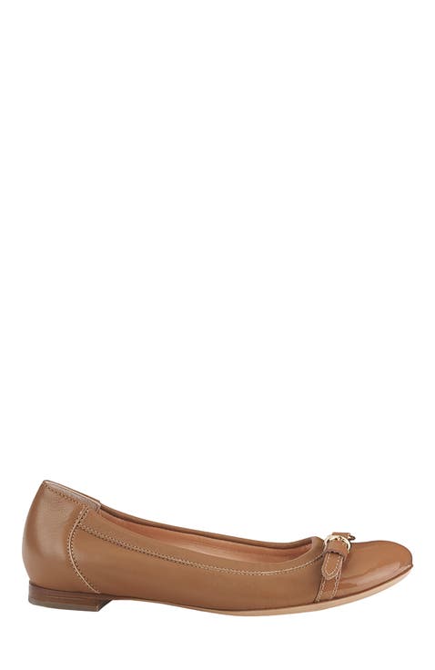 Monika Cap Toe Ballet Flat