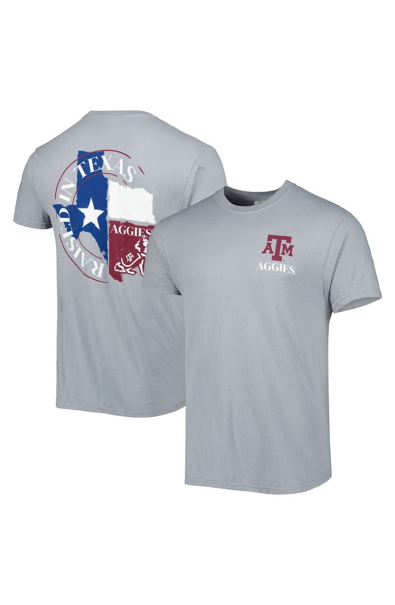 IMAGE ONE Men's Gray Texas A&M Aggies Hyperlocal T-Shirt, Alternate, color, Gray