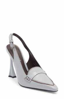 Jeffrey Campbell Judicial Slingback Loafer Pump