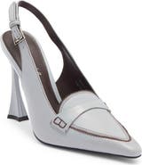Jeffrey Campbell Judicial Slingback Loafer Pump