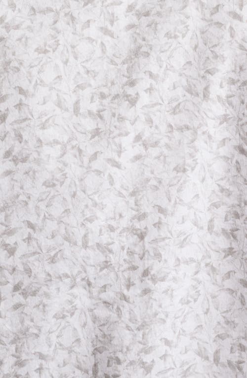 Robert Barakett Kriener Floral Button-up Shirt In Light Grey