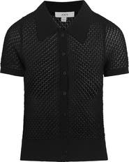 Joe's The Davey Open Stitch Short Sleeve Cardigan