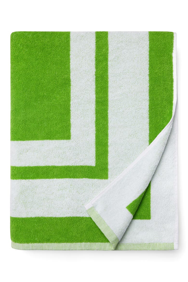 Mareta Cotton Terry Cloth Beach Towel, Main, color, CITRUS