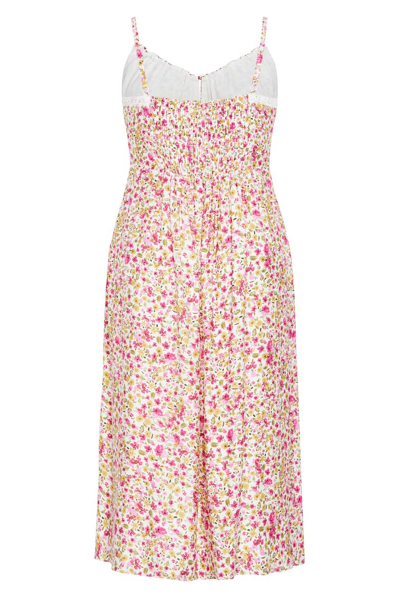 Sweet Floral Maxi Sundress, Alternate, color, SWEET PEA