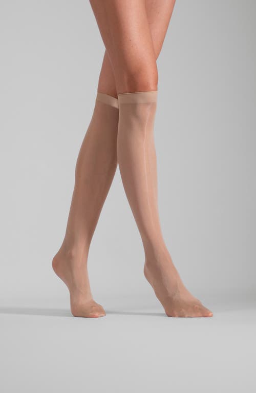 Lechery ® 2-pack Lustrous Silky Sheer Knee-high Socks In Natural