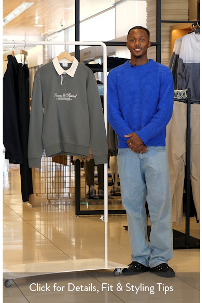 Poems Squad Cotton Polo Sweatshirt video