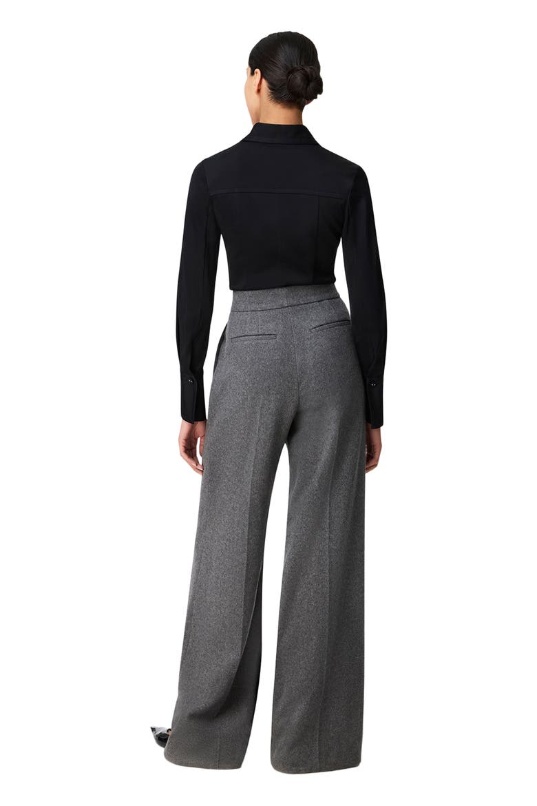 Bias Seamed Shirt, Alternate, color, Black