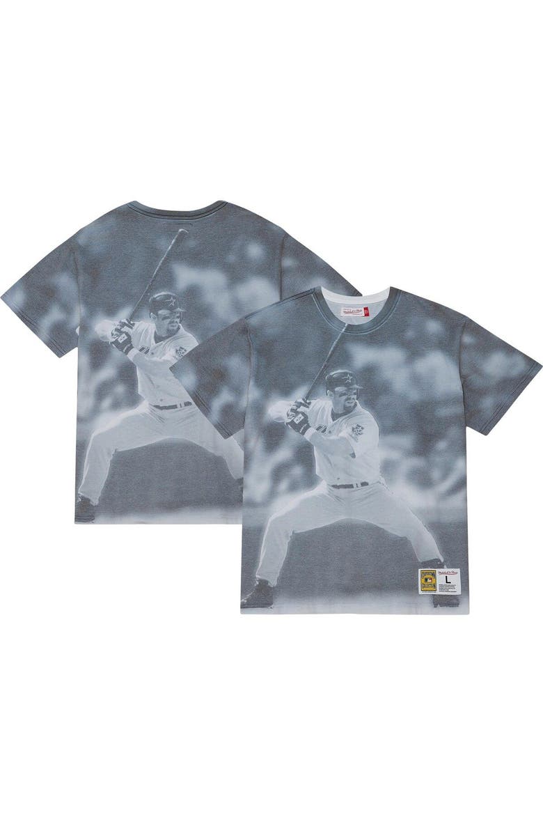 Men's Mitchell & Ness Jeff Bagwell Houston Astros Cooperstown Collection Highlight Sublimated Player Graphic T-Shirt, Alternate, color, White