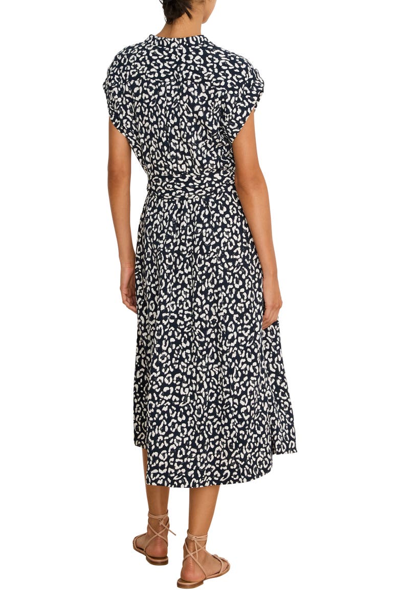 Leopard Sketch Sonni Dress, Alternate, color, INDIGO MULTI