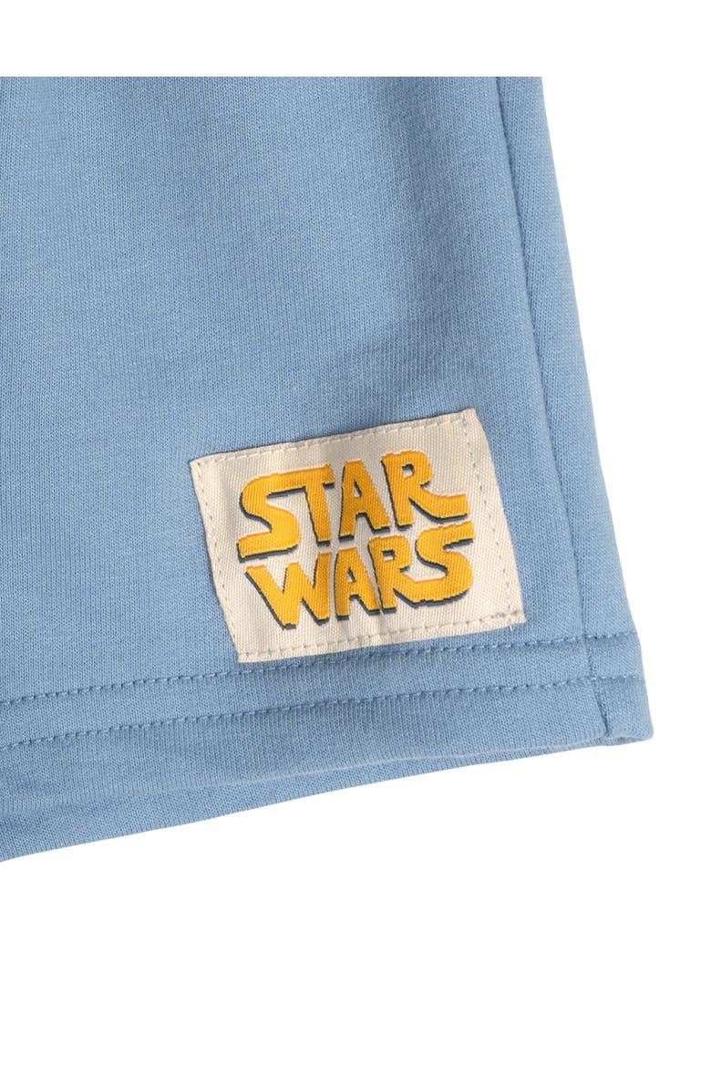 2-Piece Button Down Shirt and Shorts Set, Alternate, color, Mint Blue Vader Chewie