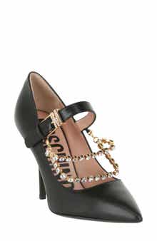 Moschino Metal Chain Mary Jane Pump