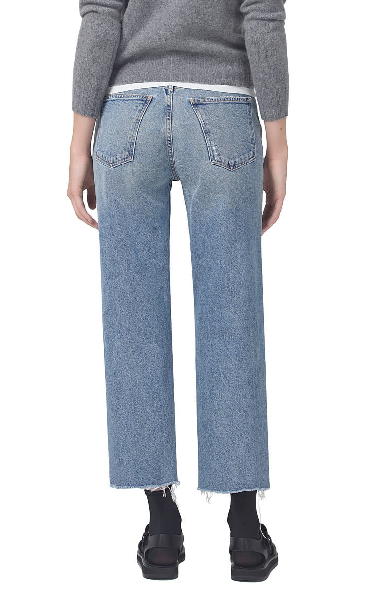 Citizens of Humanity Florence High Waist Wide Straight Leg Jeans, Alternate, color,