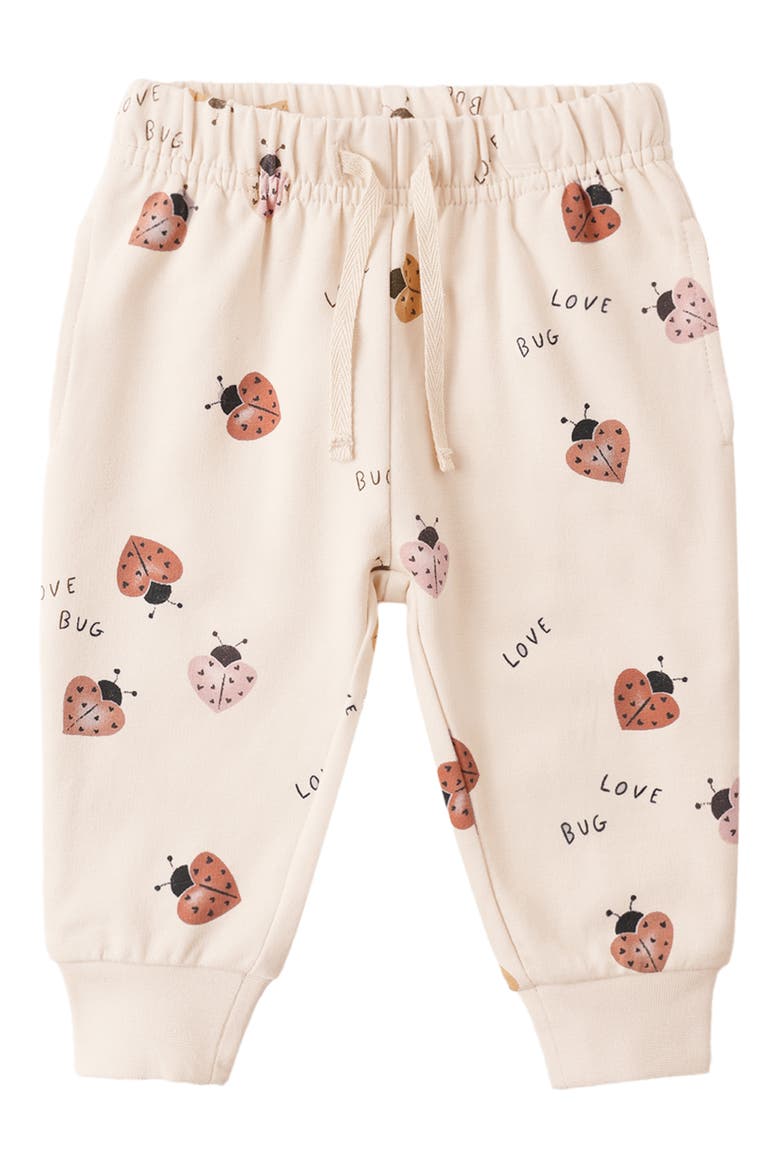 Love Bug Print Joggers, Main, color, PETAL