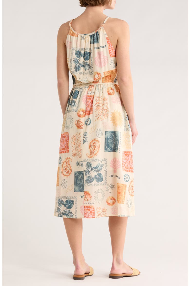 Aimee High Neck Sundress, Alternate, color, MULTI COLORED SHELLS