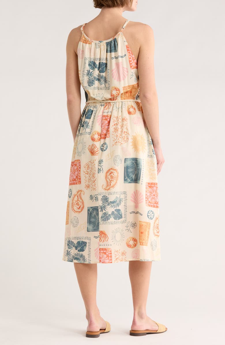 C & C California Aimee High Neck Sundress, Alternate, color, Multi Colored Shells