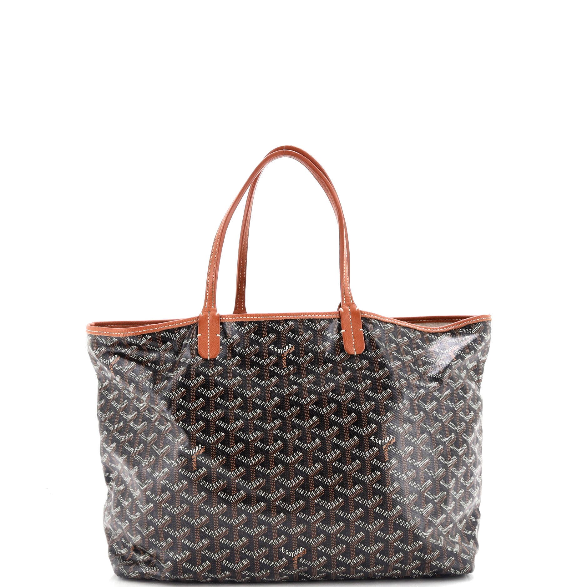 Pre-Owned Goyard Saint Louis Tote Coated Canvas PM, Alternate, color, Black