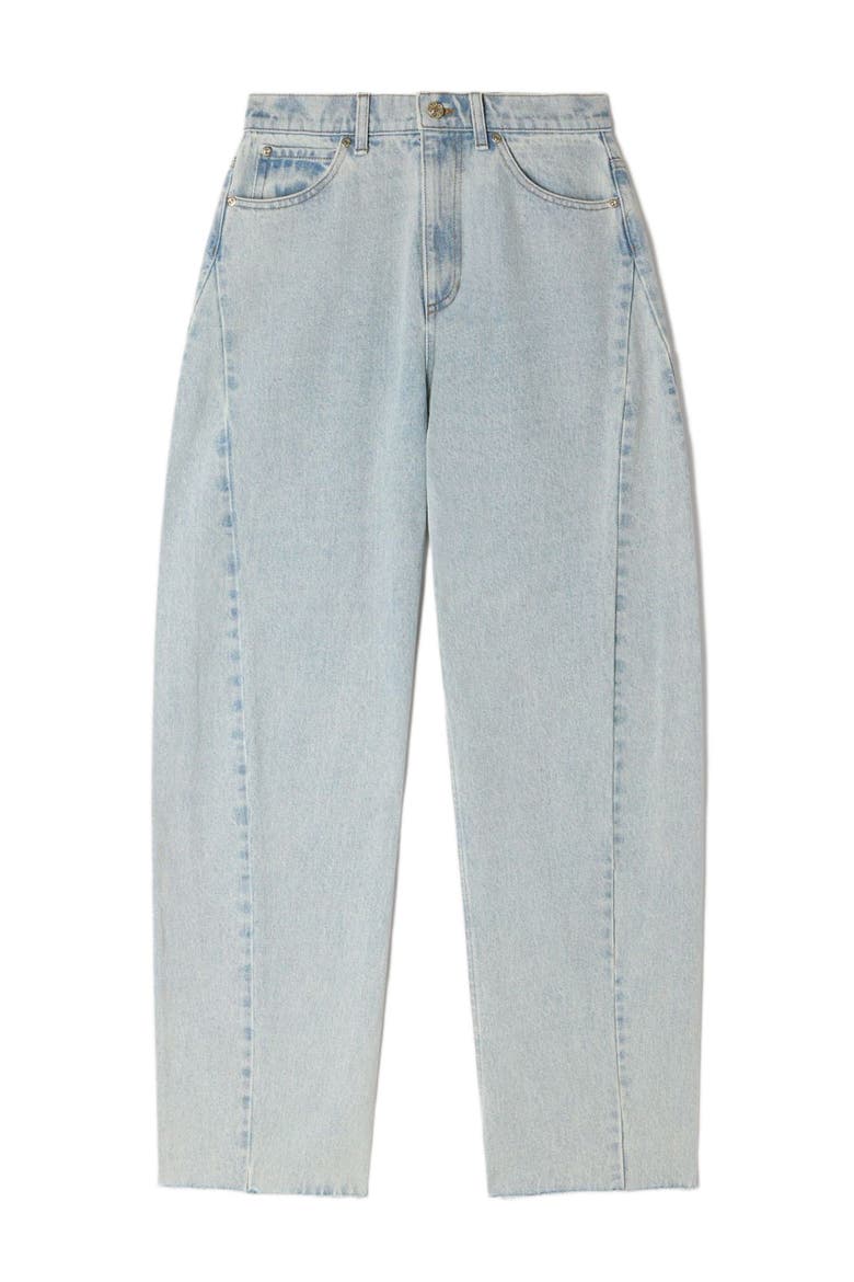 Barrel jeans, Alternate, color, Light bu jean