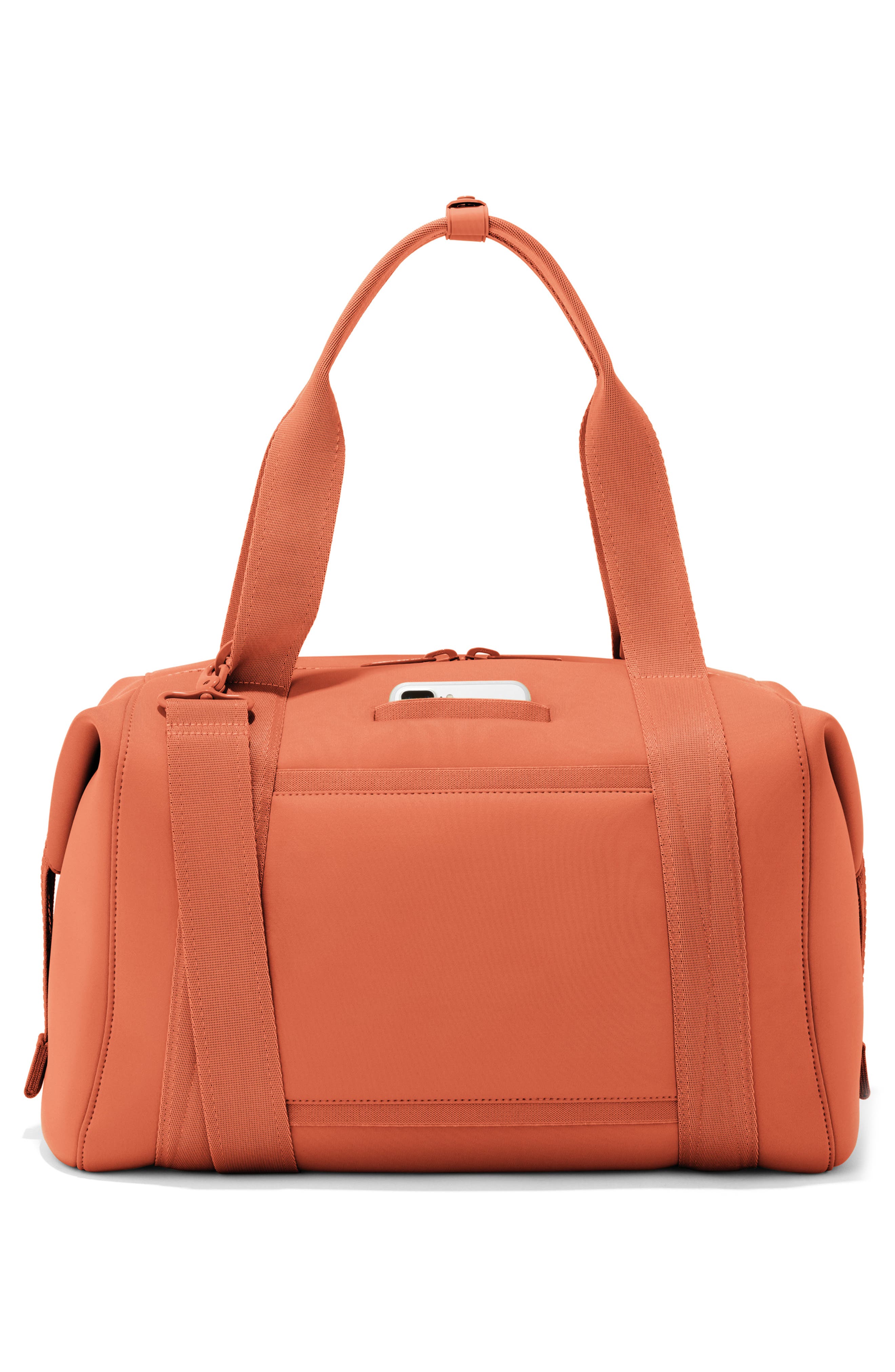 365 Large Landon Water Resistant Neoprene Carryall Duffle Bag (Nordstrom Exclusive), Alternate, color, COYOTE