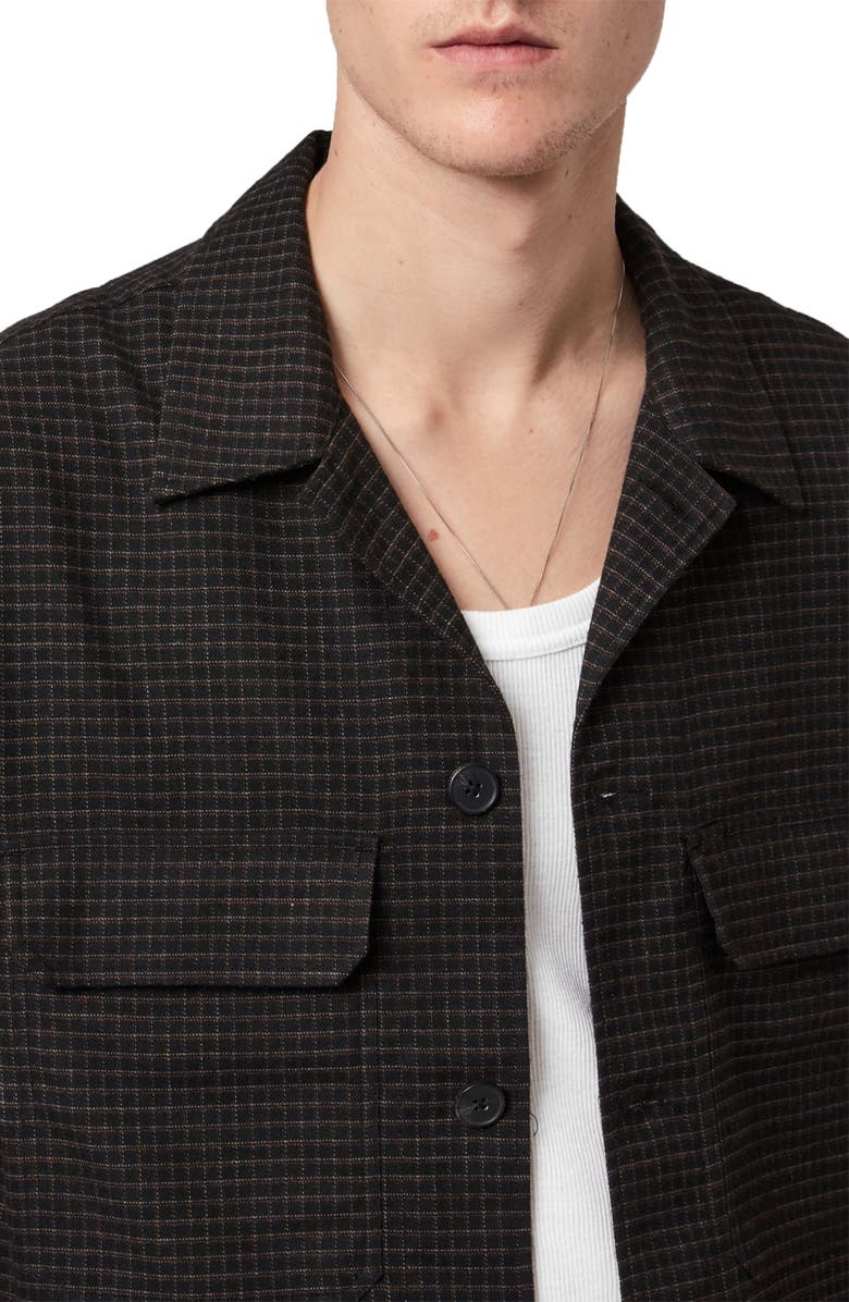 AllSaints Nate Plaid Jacket, Alternate, color,
