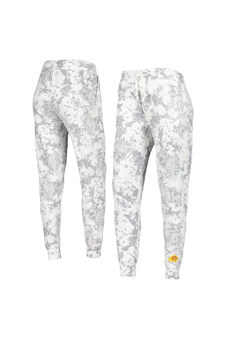 Women's Lusso Gray Phoenix Suns Melissa Tri-Blend Jogger Pants, Main, color, Gray