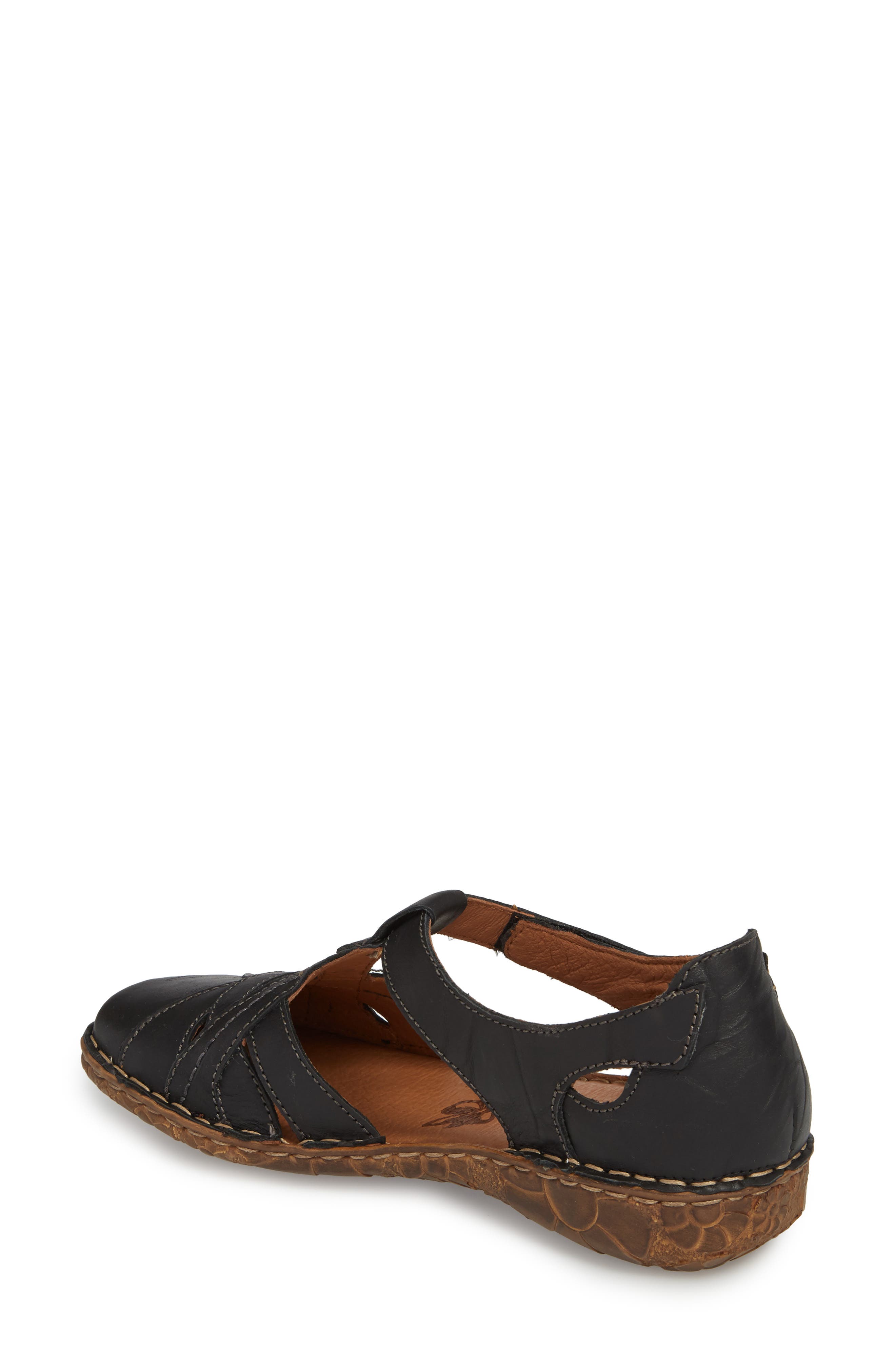 Josef Seibel Rosalie 29 Sandal, Alternate, color, Black Leather