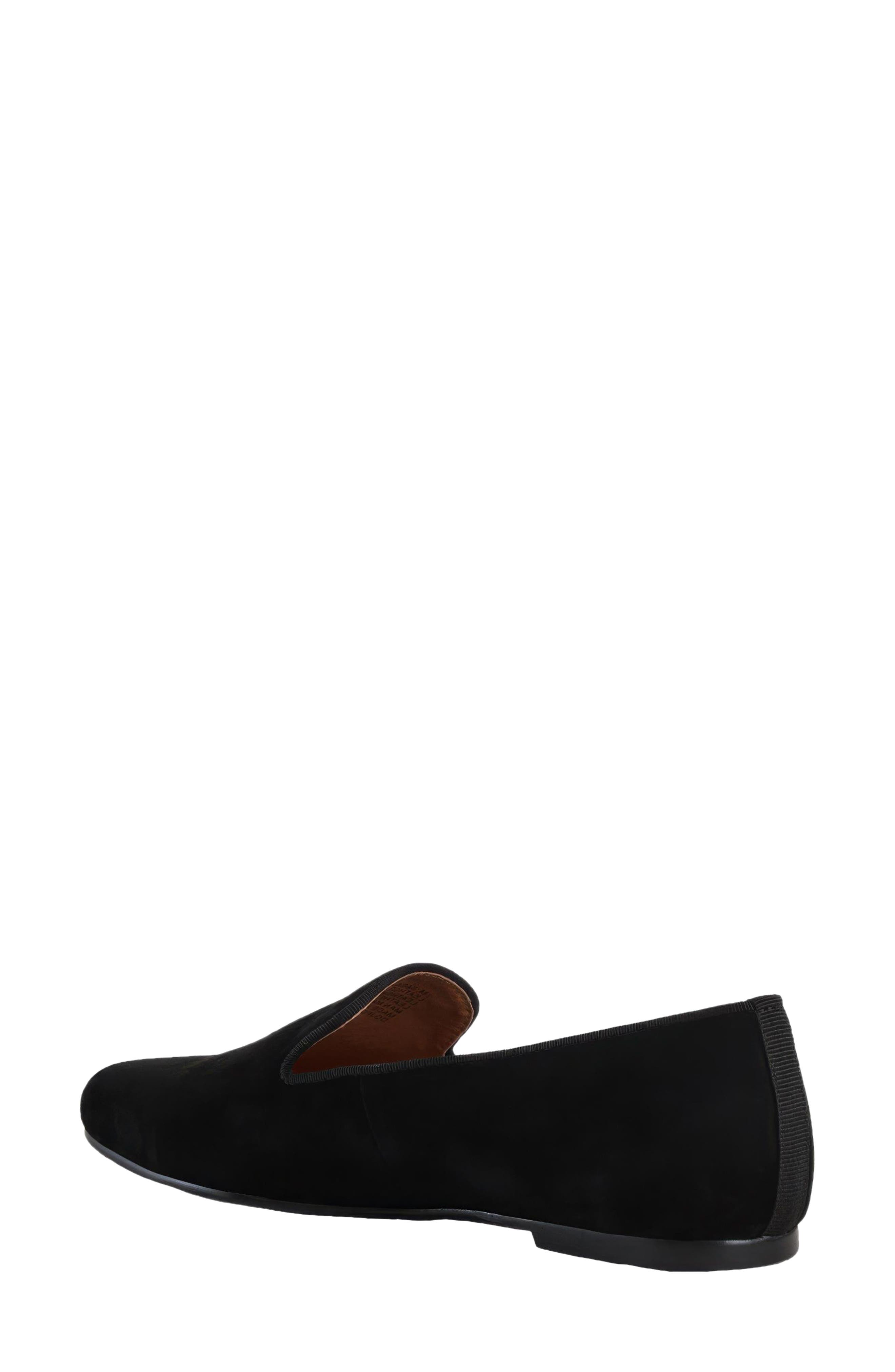 André Assous Sara Loafer, Alternate, color, Black Suede