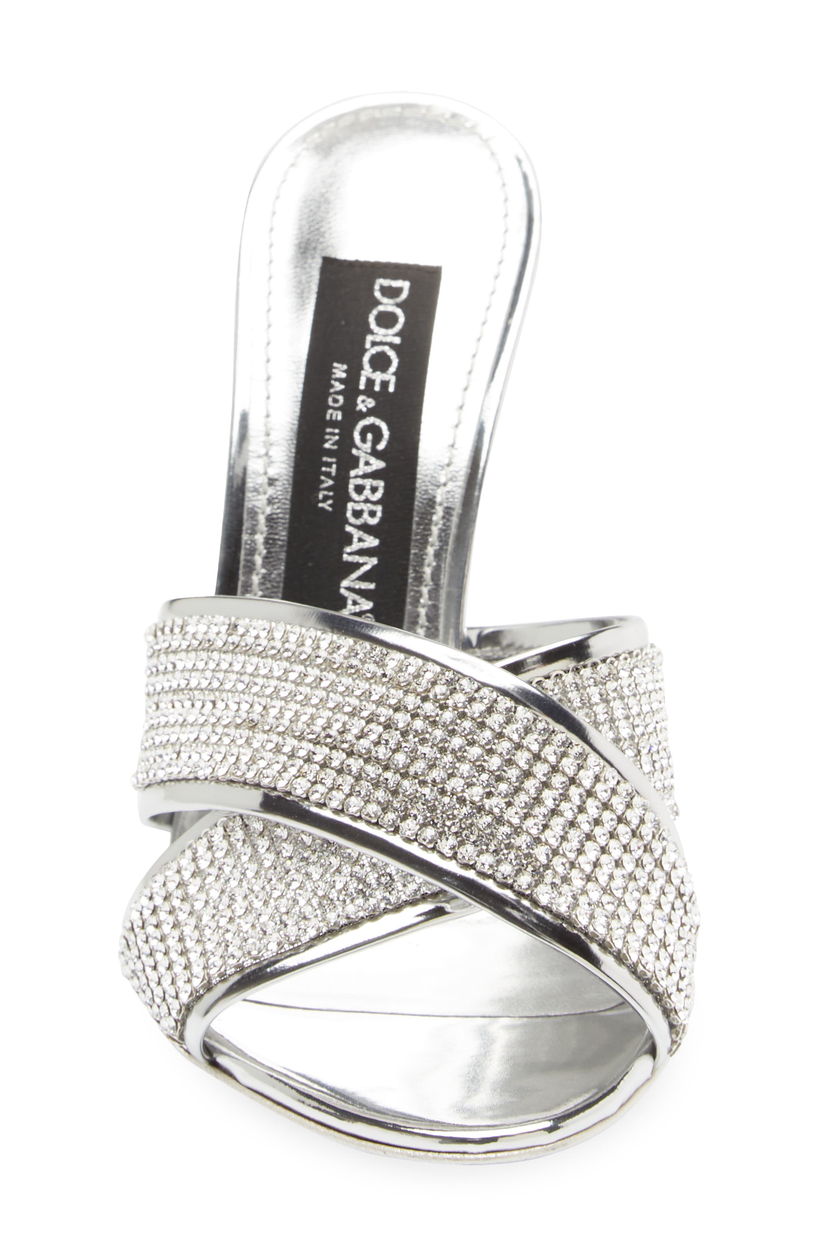 Dolce&Gabbana Keira Crystal Embellished Sandal, Alternate, color, 