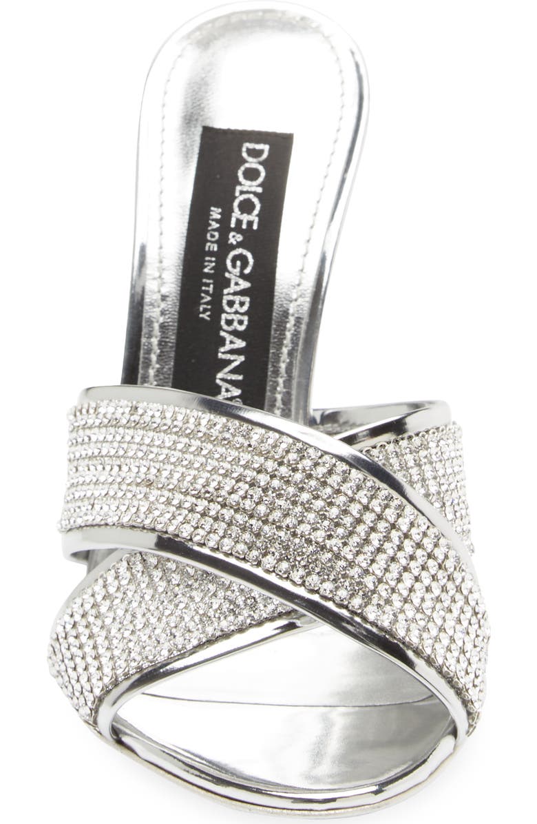 Dolce&Gabbana Keira Crystal Embellished Sandal, Alternate, color,