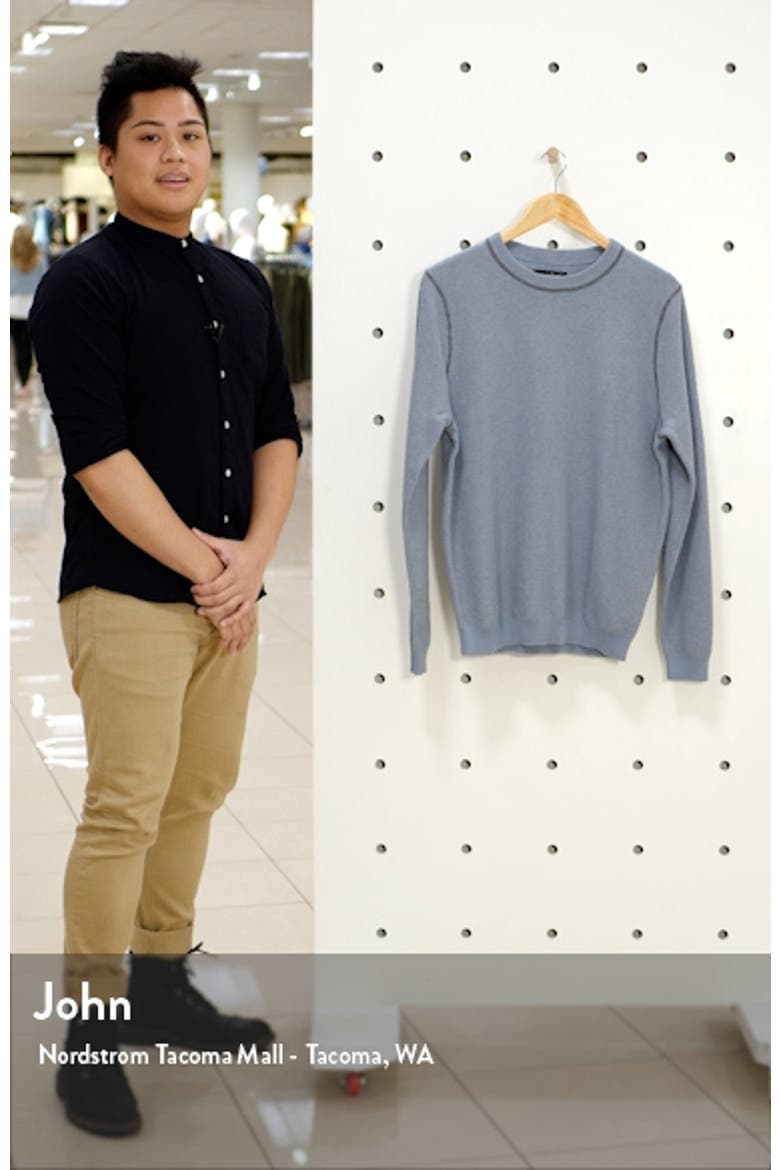 Textured Crewneck Sweater video