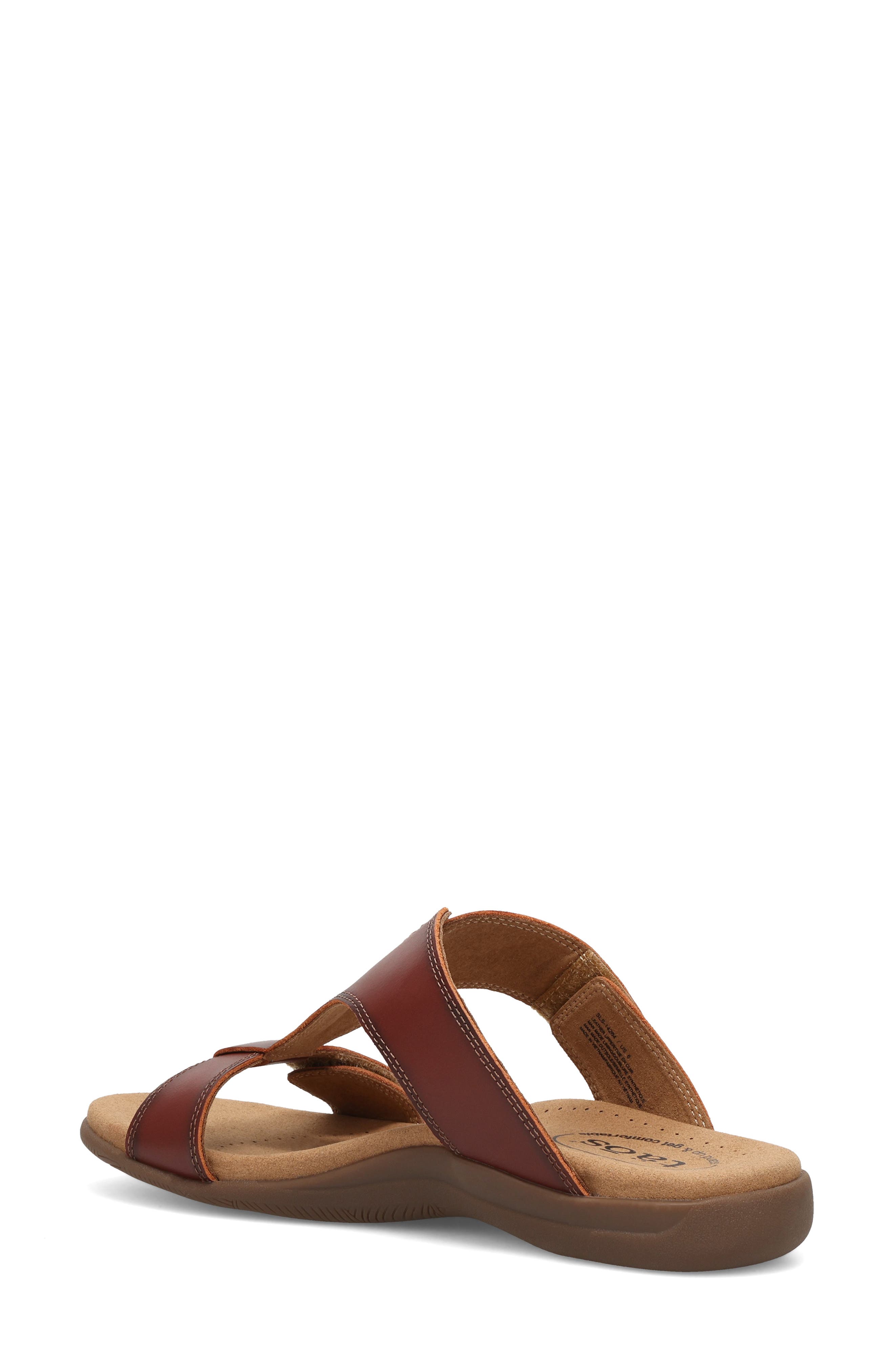 Slide Show Slide Sandal, Alternate, color, COGNAC