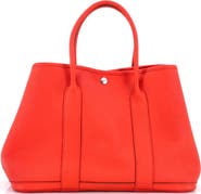 Pre-Owned Hermes Garden Party Tote Leather 36