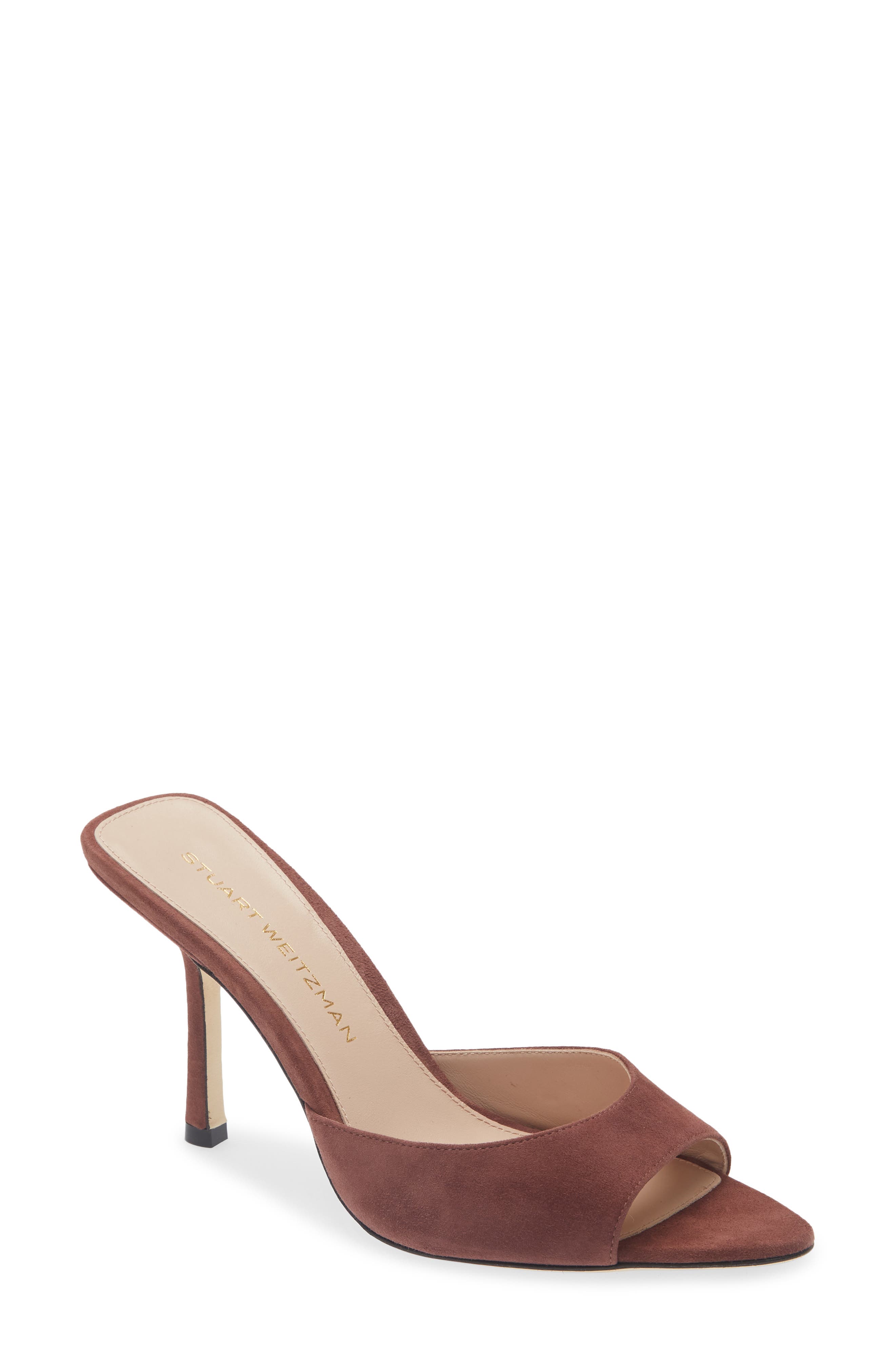 Stuart Weitzman Lexington Mule 85, Main, color, Brownstone