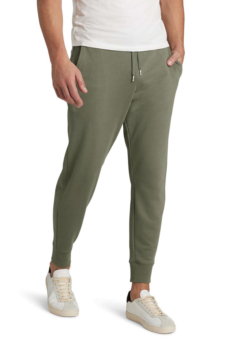 French Terry Joggers, Main, color, DEEP LICHEN GREEN