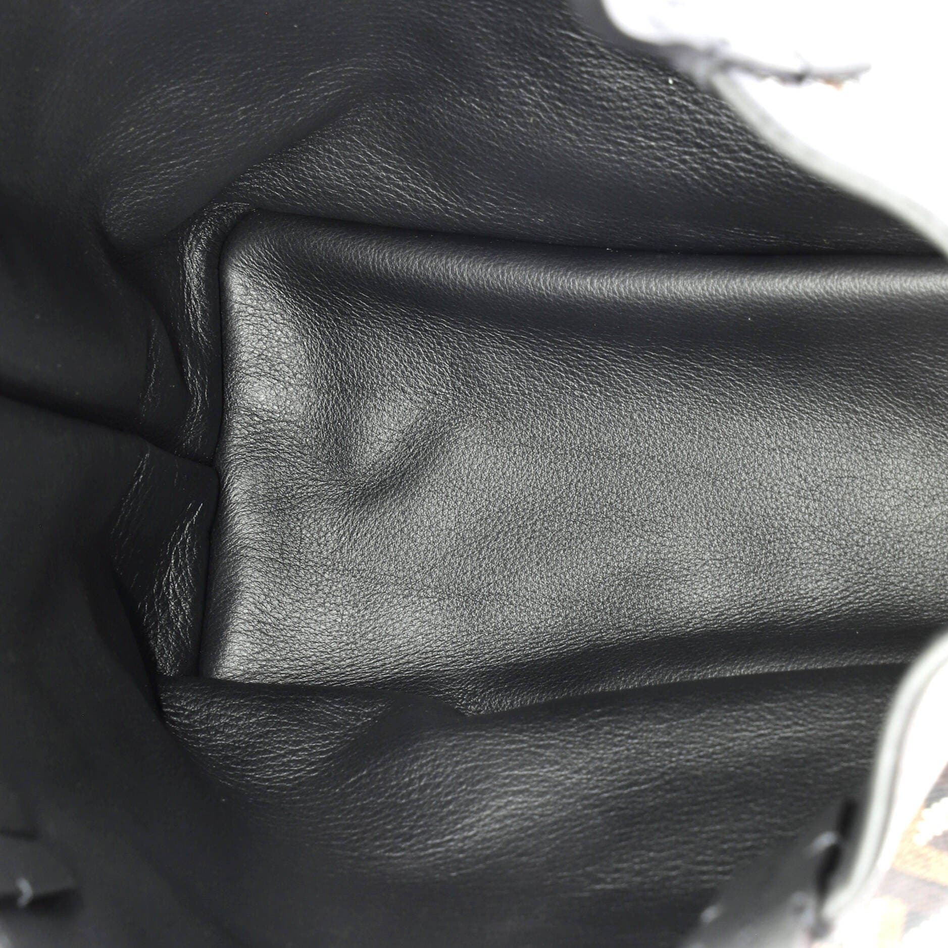 Pre-Owned Goyard Anjou Reversible Tote Coated Canvas Mini, Alternate, color, Black