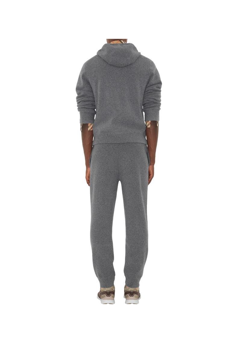 Burberry Cashmere Blend Zip Hoodie, Alternate, color, Grey